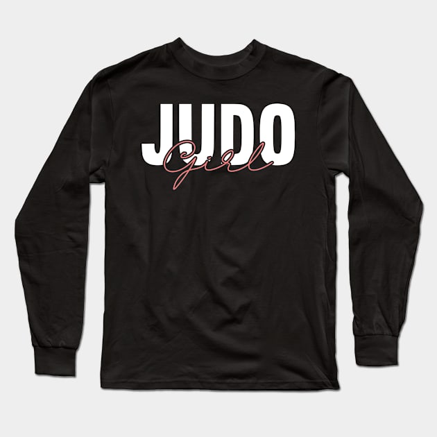 Judo Women Girl Long Sleeve T-Shirt by medd.art